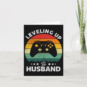 Tot Man Gift Verloving voor Video Game Lover Kaart
