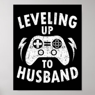 Tot man Verloving bruiloft bruidegom videospel Poster