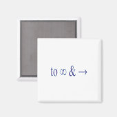 Tot oneindig en verder magneet (Voorkant / Achterkant)