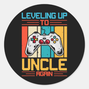 Tot oom weer gamer gepromoveerd naar oom weer ronde sticker