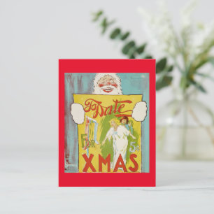 Tot op heden voor Kerstmis Feestdagenkaart