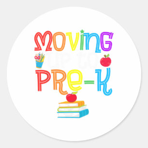 Tot Pre-K Teacher Student Kind Afstuderen Ronde Sticker
