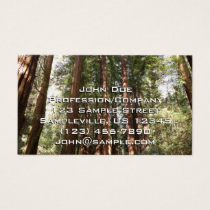 Tot Redwoods II in Muir Woods National Monument Visitekaartje