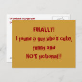 Tot slot briefkaart (Voorkant / Achterkant)