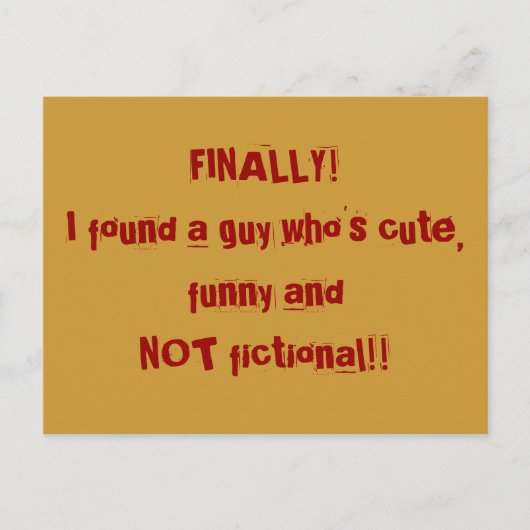 Tot slot briefkaart (Voorkant)