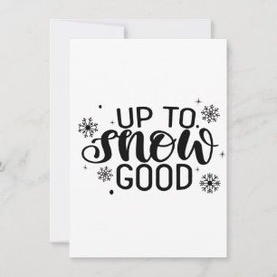 Tot sneeuw goed Funny kerst winter sneeuwvlok Kaart