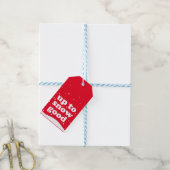Tot Sneeuwgoed - Schattigee Xmas Gift Labels Cadeaulabel (Met Touw)