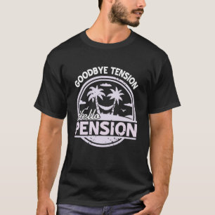 Tot Spanningen Hallo Pensioen Ontspannen Tijd Stem T-shirt