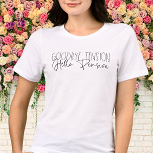 Tot Vaarwel Spanning Hallo Pensioen Vrouwenpensioe Tri-Blend Shirt