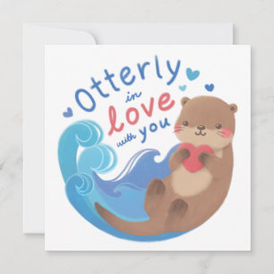 Tot verliefd op jou feestdagenkaart