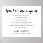 Tot We Elkaar Weer Ontmoeten Gedicht Viering Van H Poster (Voorkant)