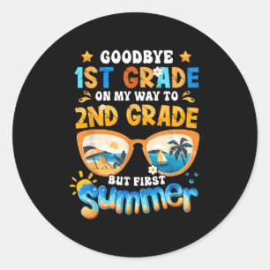Tot ziens 1e klas op weg naar 2e klas maar eerst ronde sticker