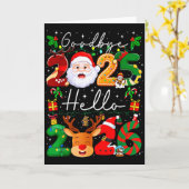 Tot ziens 2025 Hallo 2026 Gelukkig Oud en Nieuw Ch Kaart (Gele Bloem)