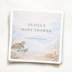 Tot Ziens Al Gauw Oceaan Baby Shower Feest Servet