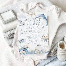 Tot Ziens Baby Oceaan Jongen Shower