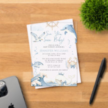 Tot Ziens Baby Ocean Jongen Shower