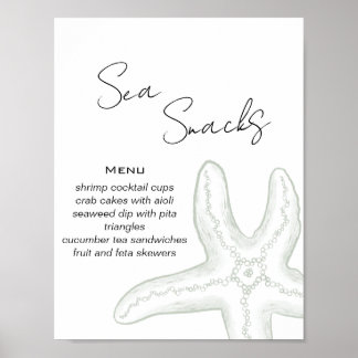 Tot Ziens Baby Shower Eetbuffet Poster