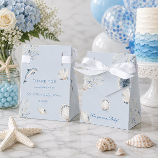 Tot ziens, Baby Shower Jongen Kust Cadeau Bedankdoosjes