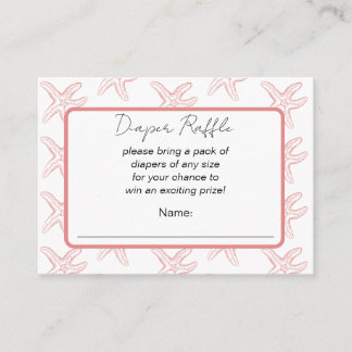 Tot Ziens Baby Shower Luiers Raffle Informatiekaartje
