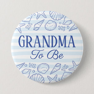 Tot ziens baby shower oma worden ronde button 7,6 cm