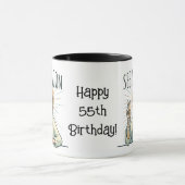 "Tot ziens" Beker met eigen tekst Mok (Midden)