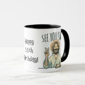 "Tot ziens" Beker met eigen tekst Mok (Voorkant rechts)