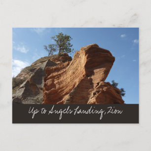 Tot ziens bij Angels Landing in Zion National Park Briefkaart