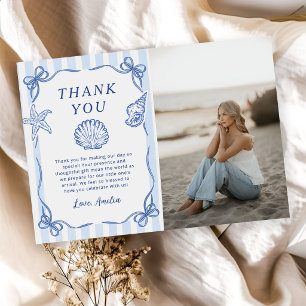 Tot Ziens Binnenkort, Baby Zeeschelp Baby Shower F Bedankkaart