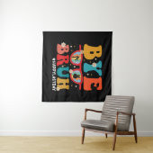 Tot ziens broer leraar gelukkige laatste schooldag wandkleed (In Situ (horizontaal))