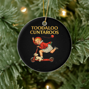 Tot ziens Cuntaroos Grappige Sarcastische Retro Hu Keramisch Ornament