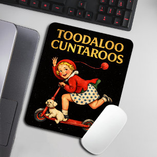 Tot ziens Cuntaroos Grappige Sarcastische Retro Hu Muismat
