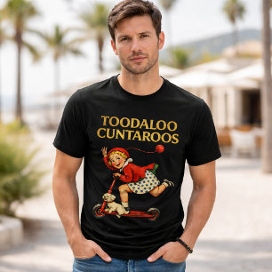 Tot ziens Cuntaroos Grappige Sarcastische Retro Hu T-shirt