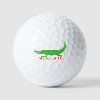 Tot ziens Gator! Golfballen