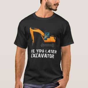 Tot Ziens Graafmachine Peuter Jongen Meisje Kind E T-shirt
