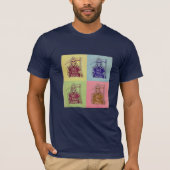 Tot ziens Grim Reaper Design Spooky Halloween T-shirt (Voorkant)