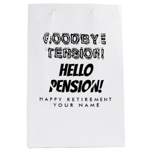 Tot ziens hallo pensioen medium cadeauzakje