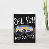 Tot ziens in Bad Sachsa Duitsland Vakantie Ski 1 Kaart (Voorkant)