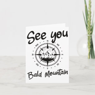 Tot ziens in Bald Mountain Wandelvakantie Ski Comp Kaart