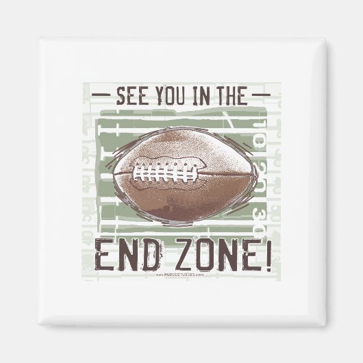 Tot ziens in de eindzone! Magneet (Voorkant)