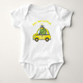 Tot ziens in Dinosaur Taxi Romper (Voorkant)