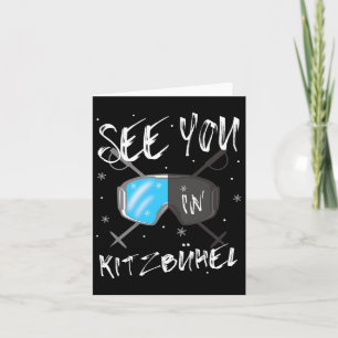 Tot ziens in Kitzbühel Tirol vakantie skibril Kaart