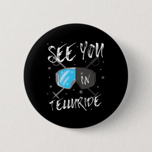Tot ziens in Telluride Verenigde Staten Vakantie S Ronde Button 5,7 Cm