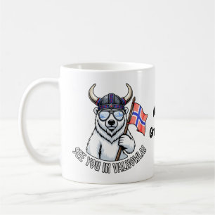 Tot ziens in Valhowla Grappige Viking IJsbeer Koffiemok