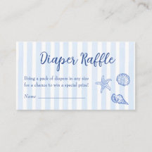 Tot Ziens Kust Baby Shower Luier Raffle