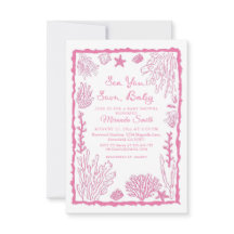 Tot Ziens Meisje Kust Baby Shower