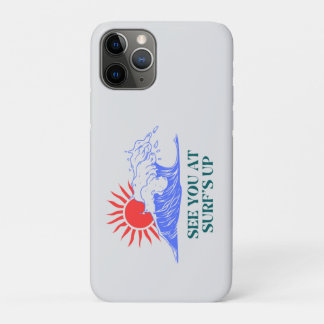 Tot ziens op het volgende golfdesign iPhone 11 pro hoesje