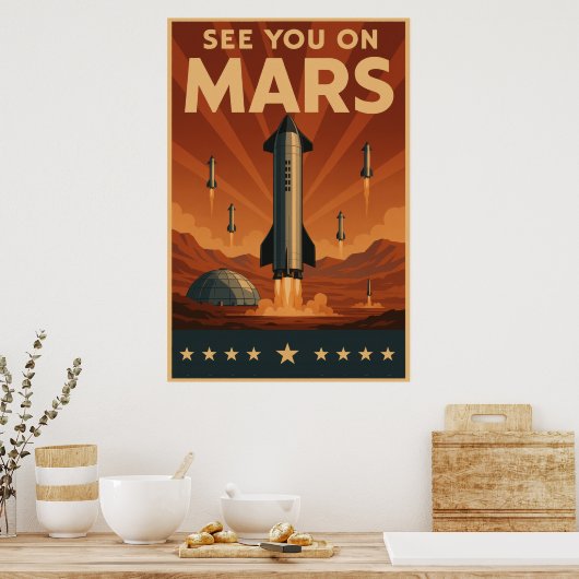 Tot ziens op Mars Poster (Keuken)