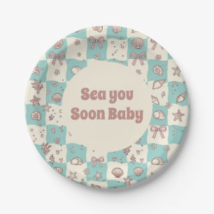 Tot Ziens Schatje Baby Shower Papieren Borden Bordje