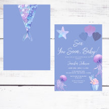 Tot Ziens Schatje Klein Jongen Oceaan Thema Baby B