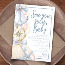 Tot Ziens Schatje Kust Preppy Baby Borrel